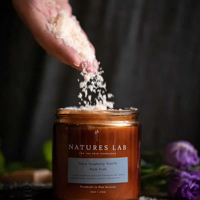 Natures Lab - Black Raspberry Vanilla Bath Soak 1