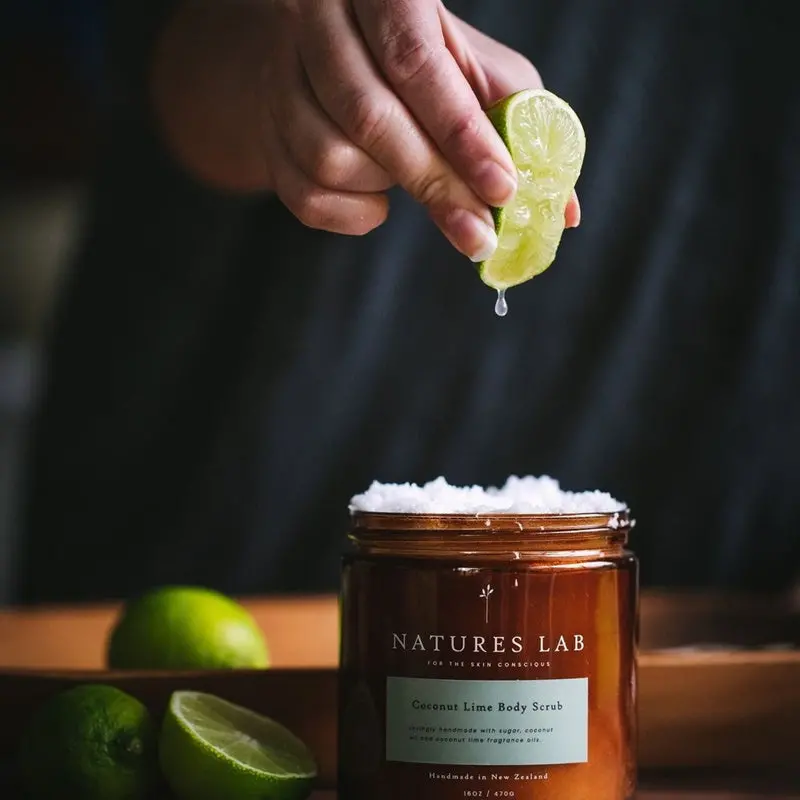 Natures Lab - Coconut Lime Body Scrub 1