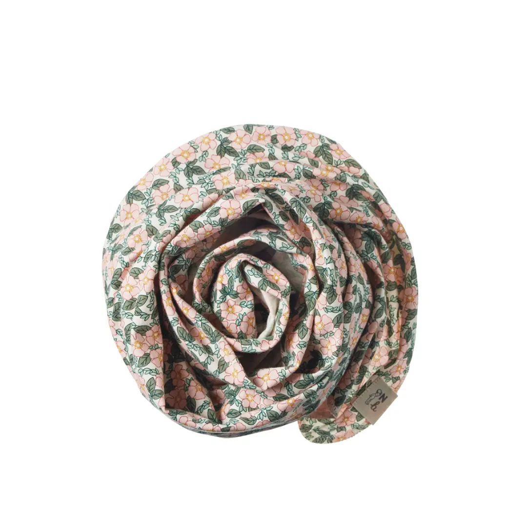 Nature Baby - Cotton Wrap - Garland Print 1