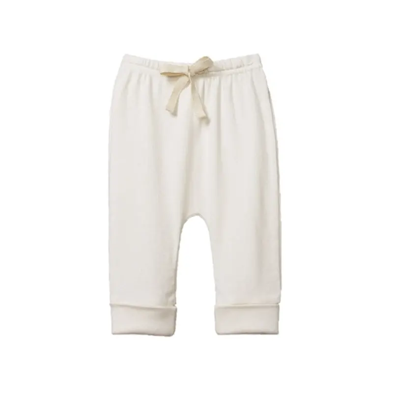 Nature Baby - Drawstring Pants - Oatmeal Marl 1