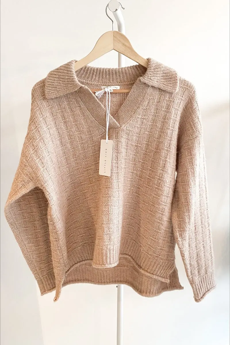 Little Lies - Kimmy Knit -Mocha 1