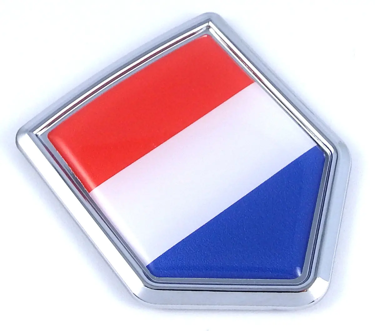 Netherlands Flag Car Chrome Emblem Decal Sticker 1
