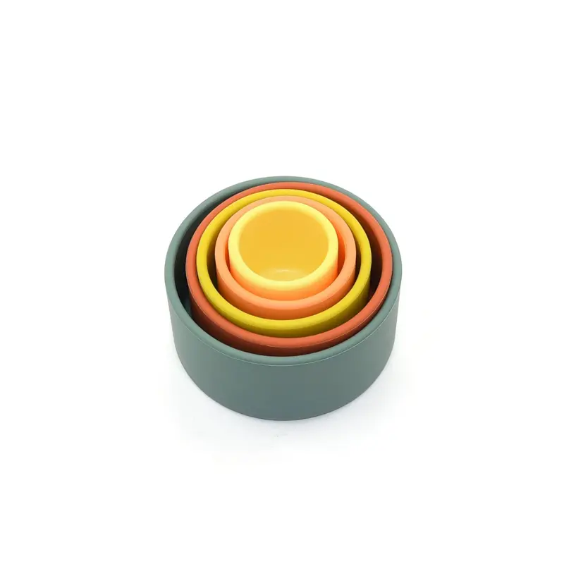 Ob Designs - Silicone Square Stacking Cups 1