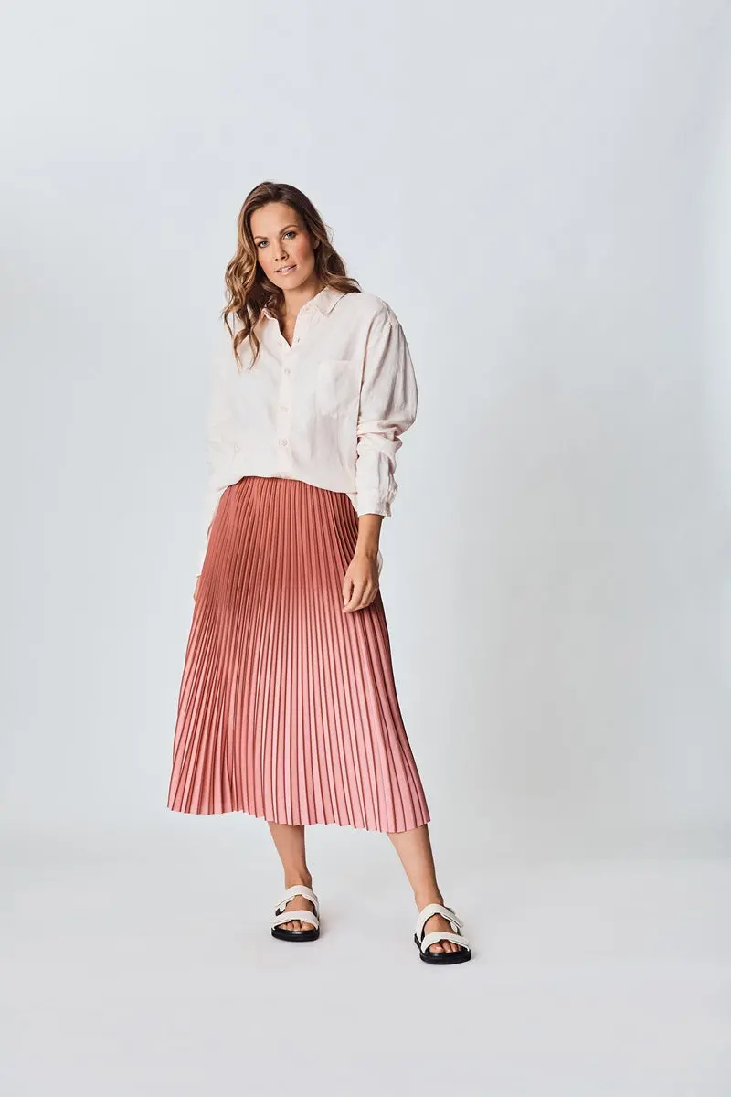 The Others - Sunray Skirt - Ombre Pink 1