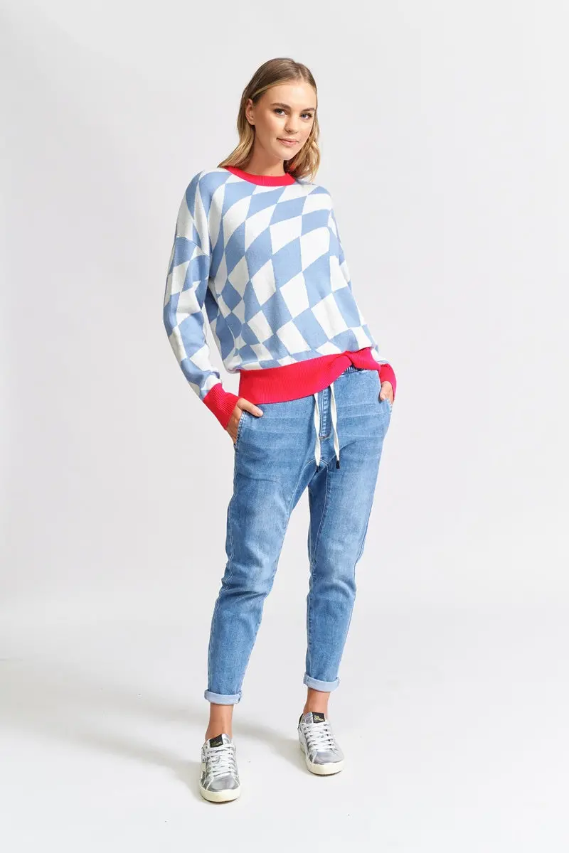 The Others - The Warp Knit - Blue Bone Combo 1