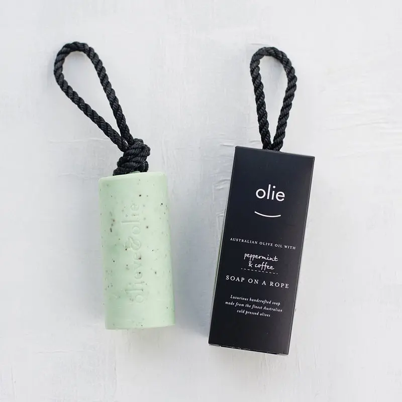 Olieve & Olie - Soap On A Rope - Peppermint & Coffee 1