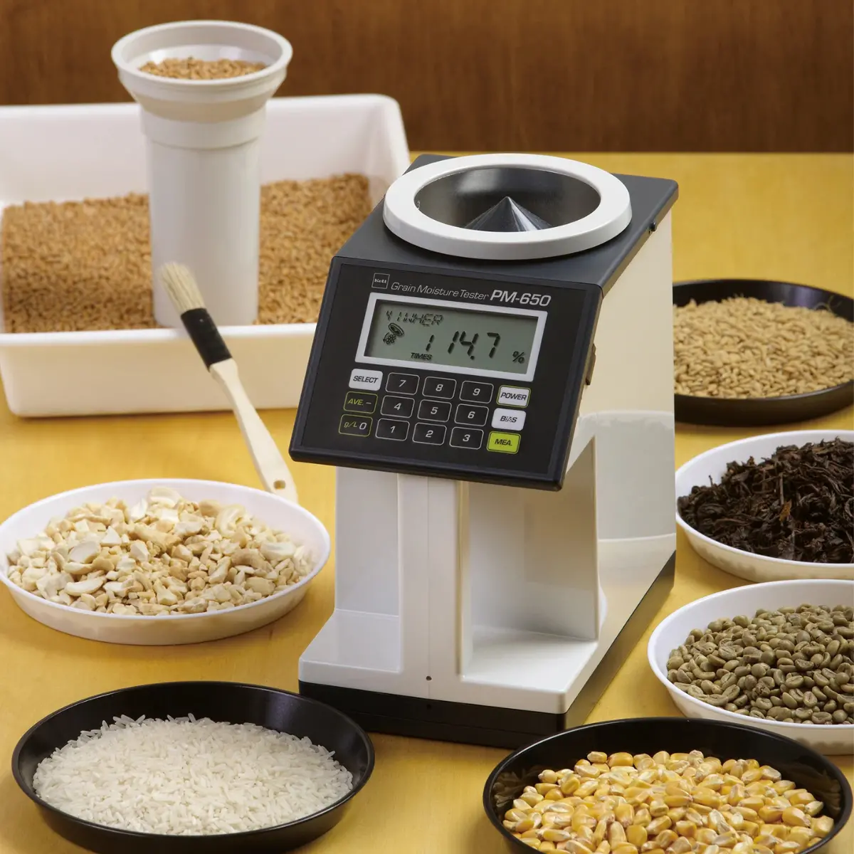 Pm650 Moisture Meter For Grain & Seed With Density Measurement & Data Output 1