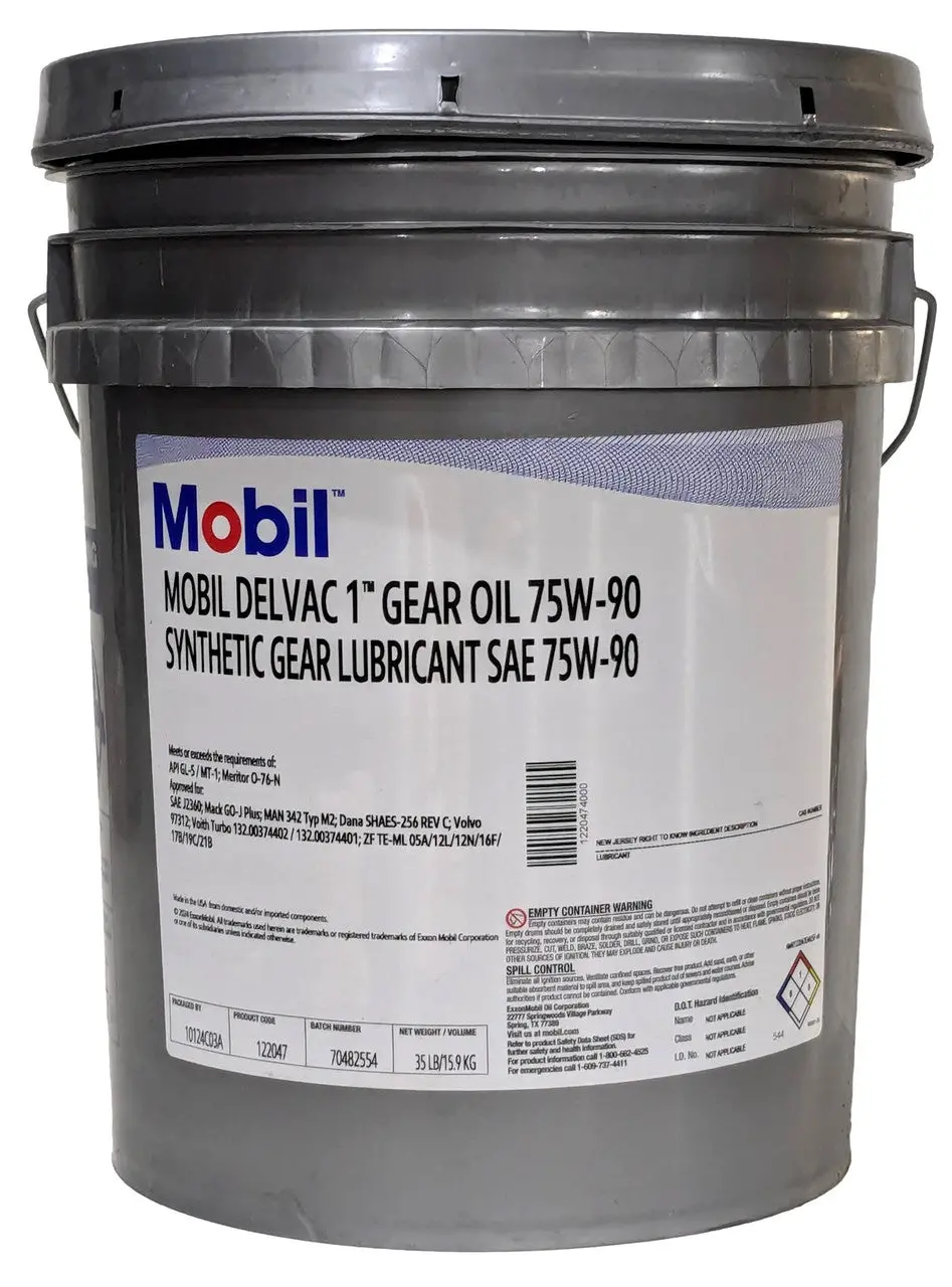 Mobil Delvac 1 Synthetic Gear Lube  75W-90 1
