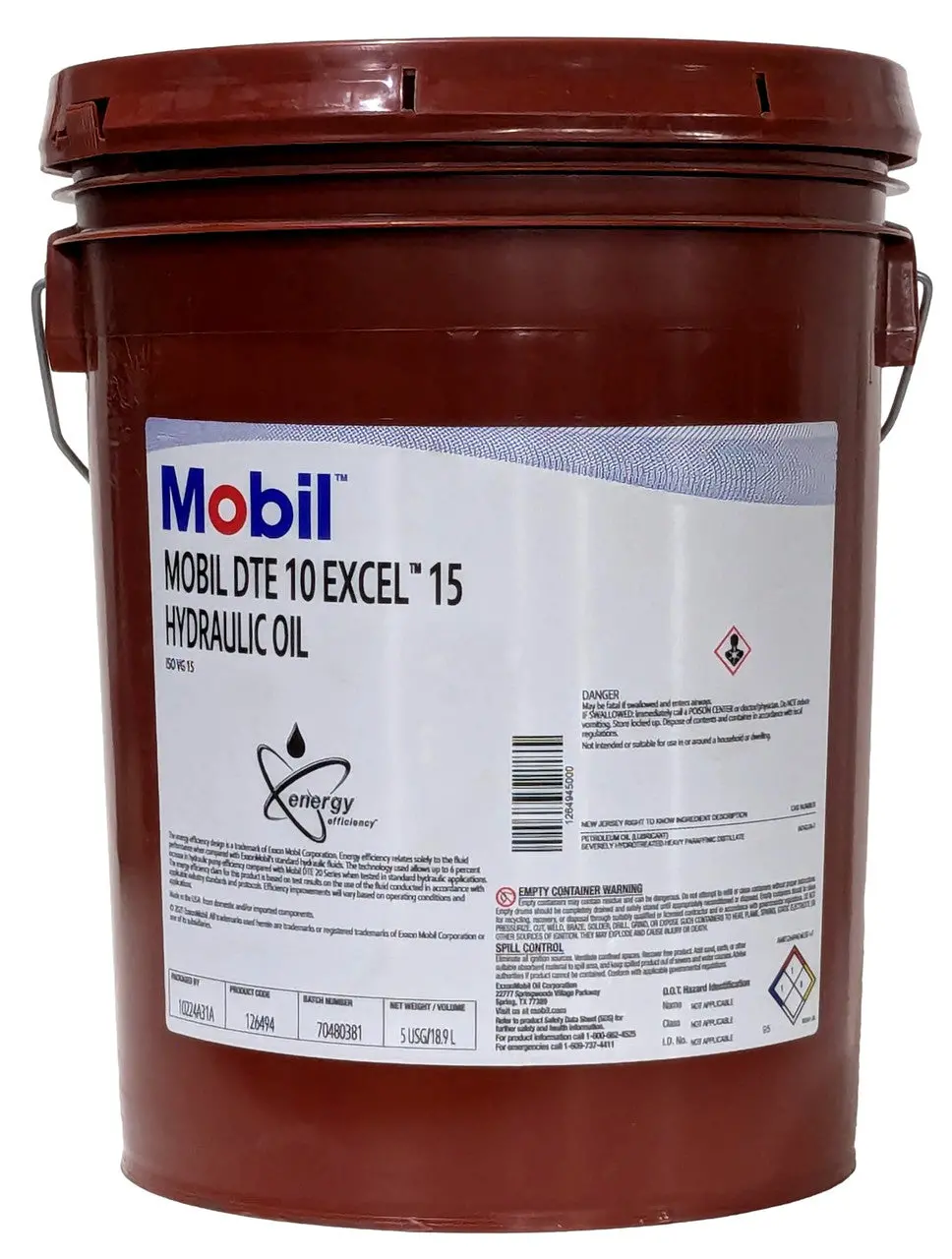 Mobil Dte 10 Excel 15 Hydraulic Oil 1