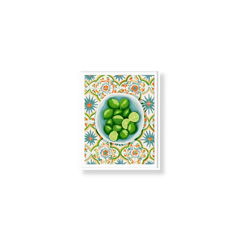 Paint Like Frida - Soda Lime (Mini Rolled) 1