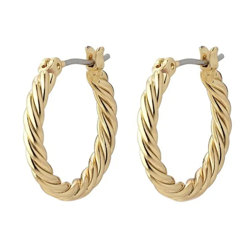 Pilgrim - Cece Pi Hoops - Gold Plated 1