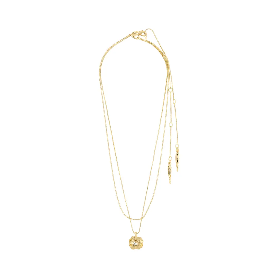Pilgrim - Feel Necklace 2 In 1 Set - Gold 1