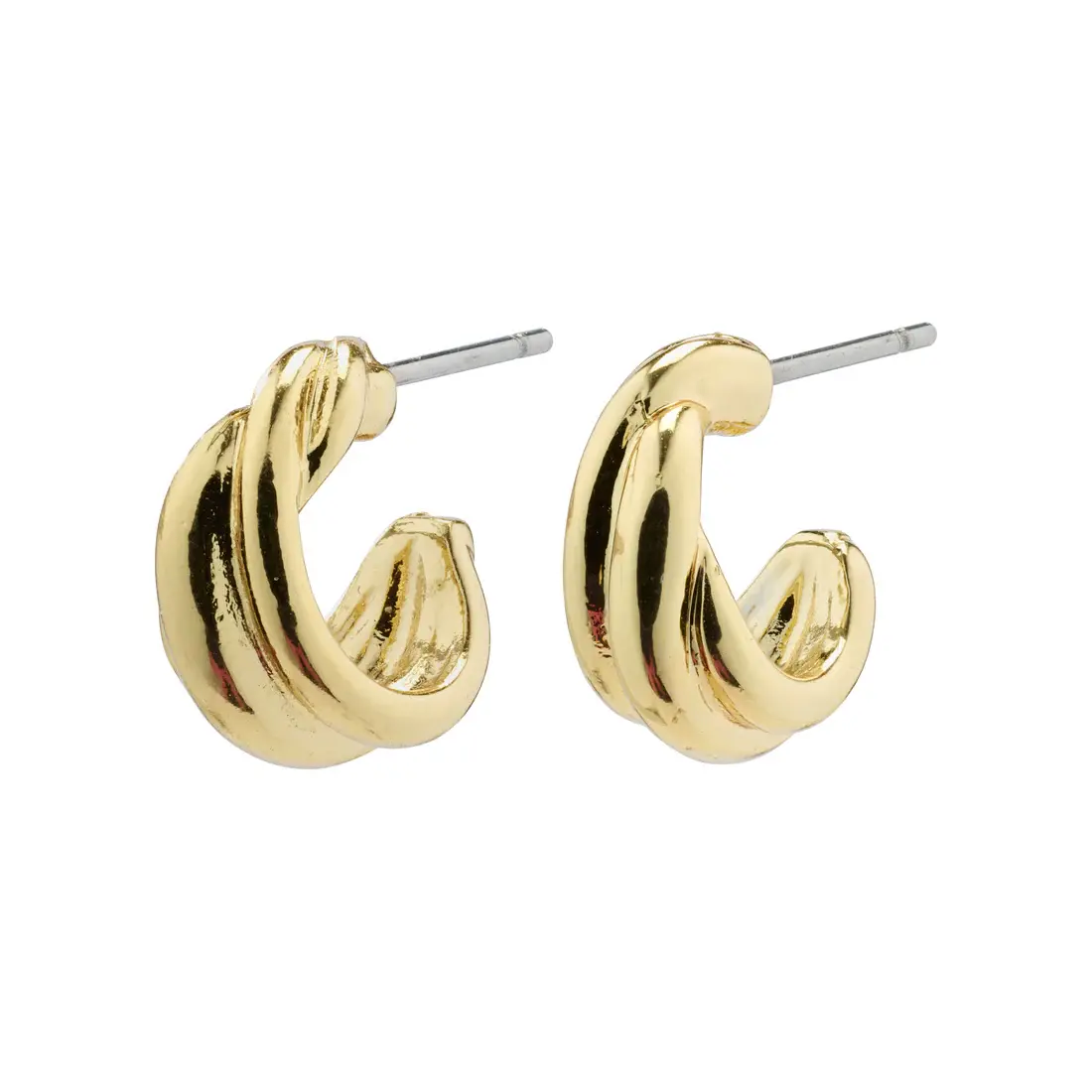 Pilgrim - Jonna Twirl Huggie Hoop Earrings - Gold 1