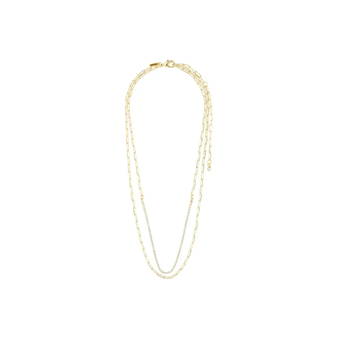 Pilgrim - Rowan Recycled Necklace 2-In-1 - Gold Plated 1