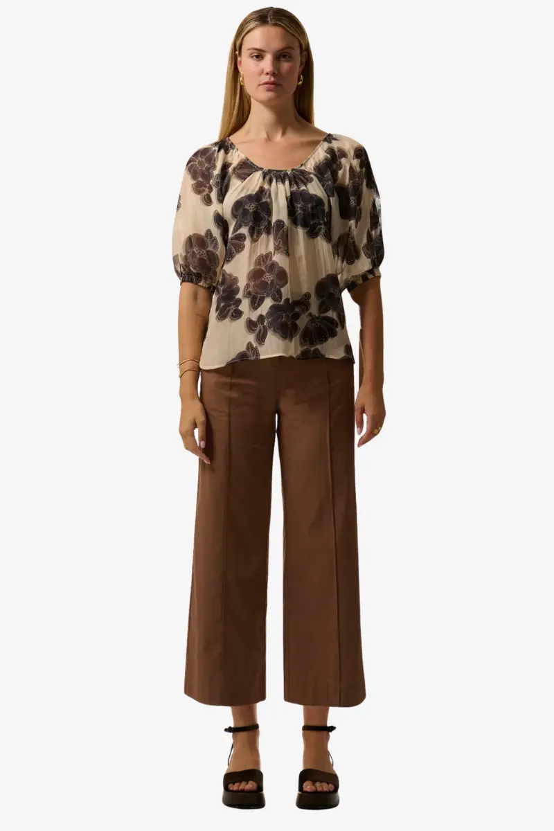 Pol - Odette Pant - Chocolate 1