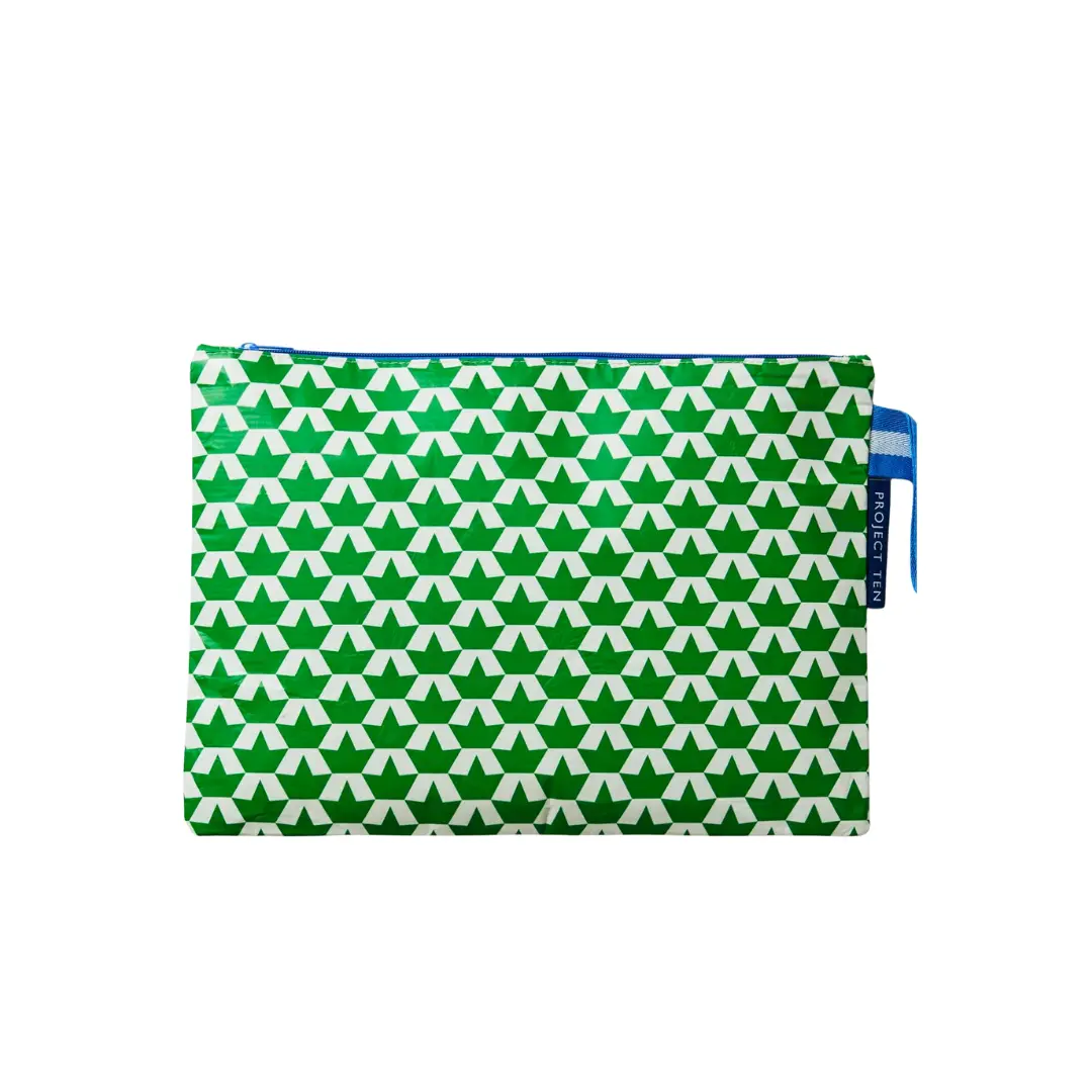 Project Ten - Large Zip Pouch - Boats 1