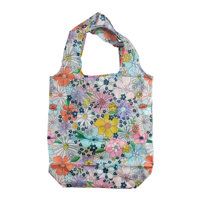 Project Ten - Large Pocket Shopper - Wild Flowers 1