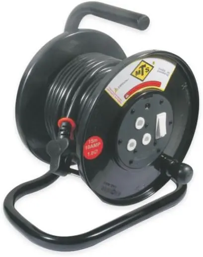 Extension Reel Mts Plastic 15M X 1.0 1
