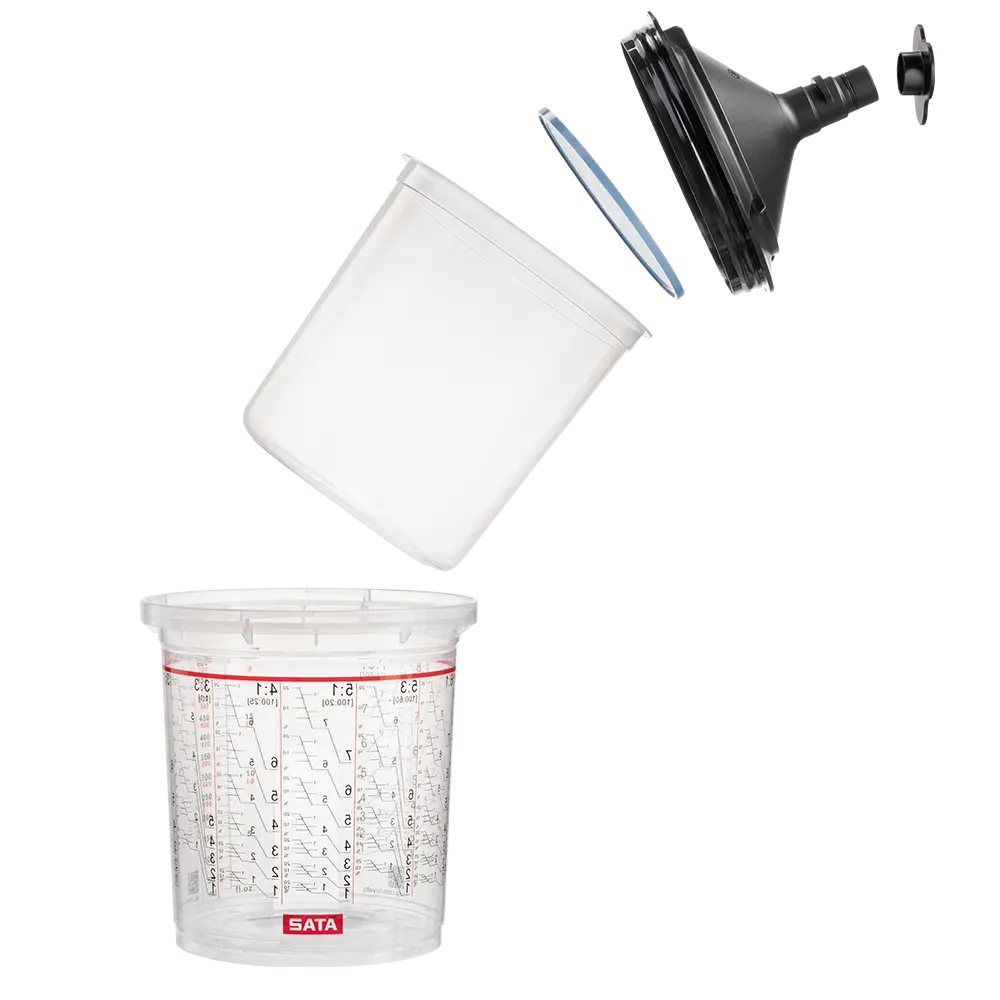 Sata Lcs 0.65L Liner System With 125Μm Flat Sieve (Pack Of 50) 1