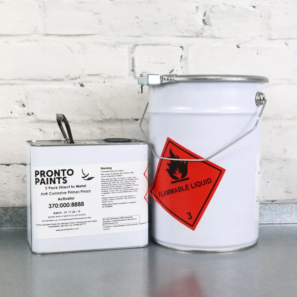 Perfection White Spraybooth Paint 2K Refurbishment Kit 1