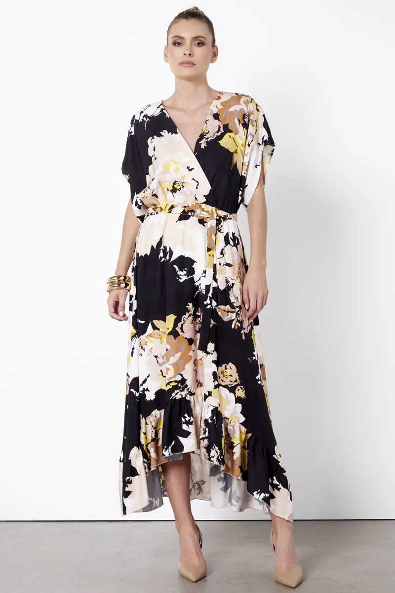Fate + Becker - Secret Life Wrap Dress - Shadow Floral 1