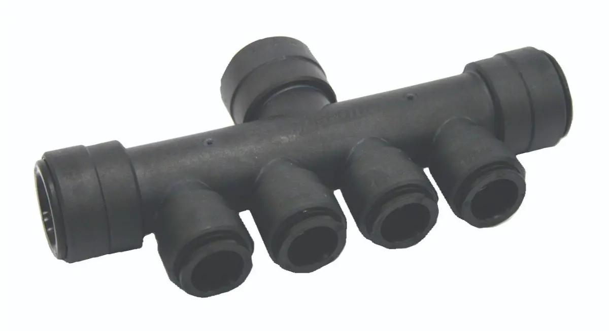 Speedfit 4 Port Rail Manifold - 22Mm X 15Mm 1