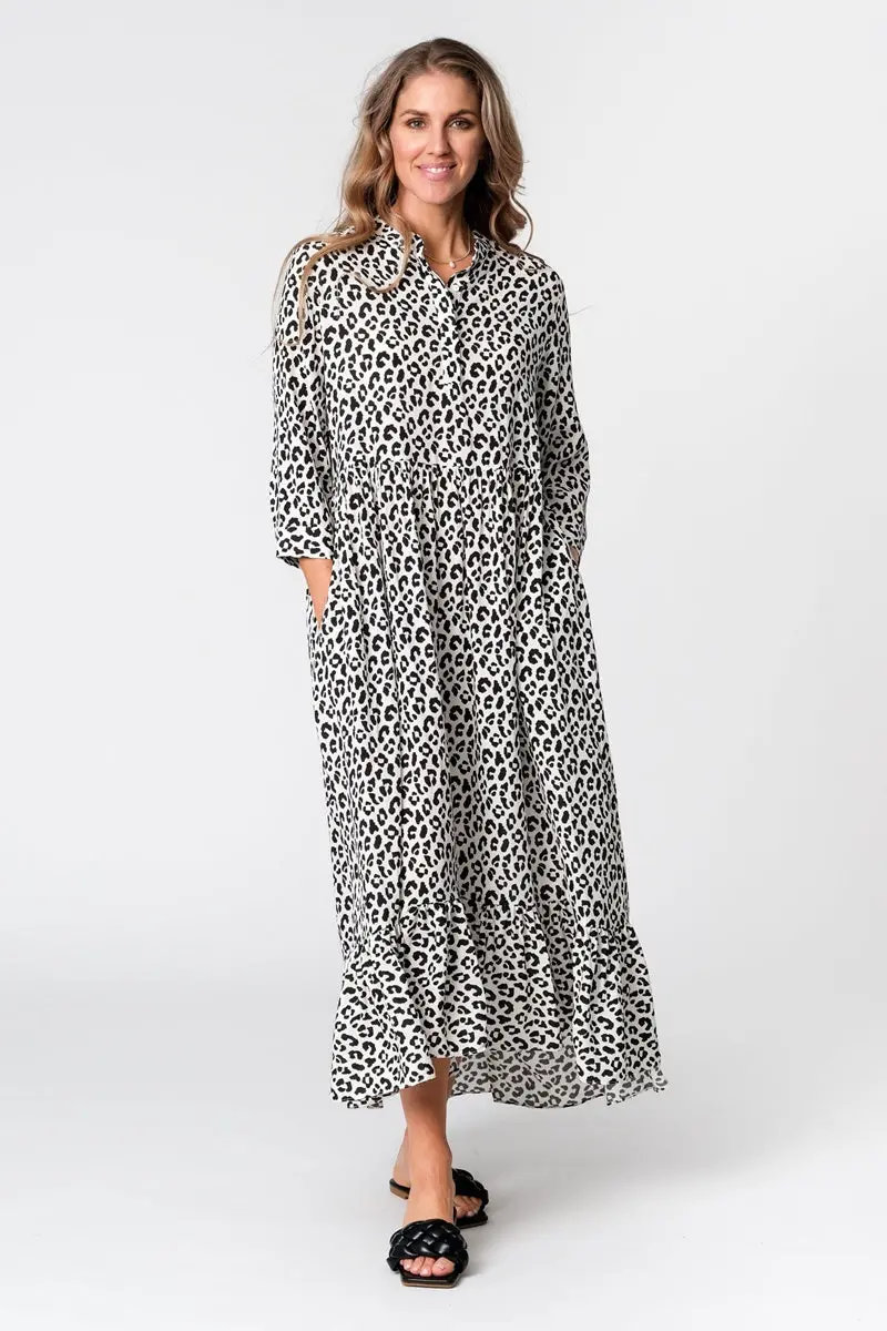 Stella + Gemma - Odette Dress - Tribal Leopard 1