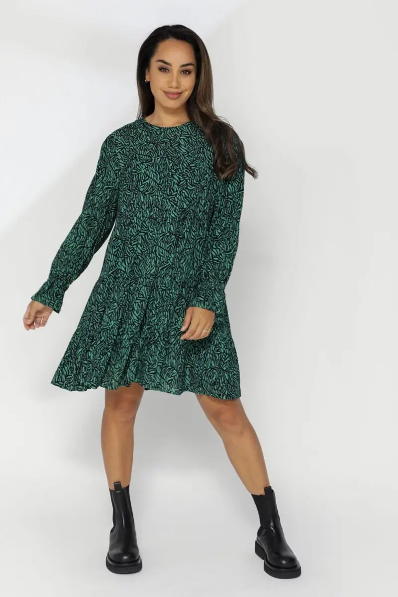 Stella + Gemma - Kim Dress - Jade Zebra 1