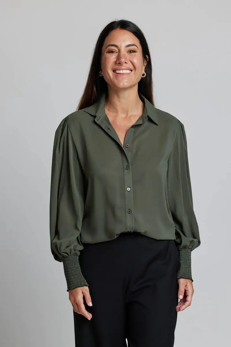 Stella + Gemma - Montauk Shirt - Crocodile 1