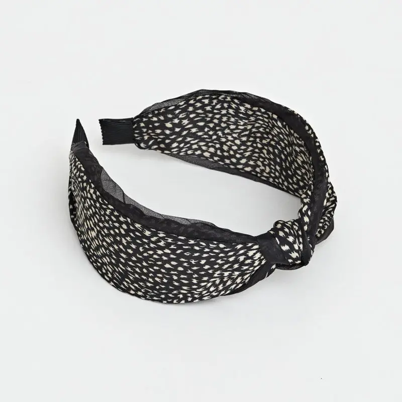 Stella + Gemma - Hair Band - Black Cheetah 1
