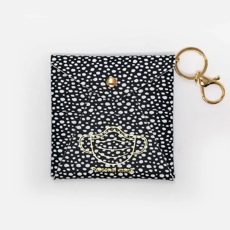Stella + Gemma - Face Mask Holder - Ditsy Dots 1