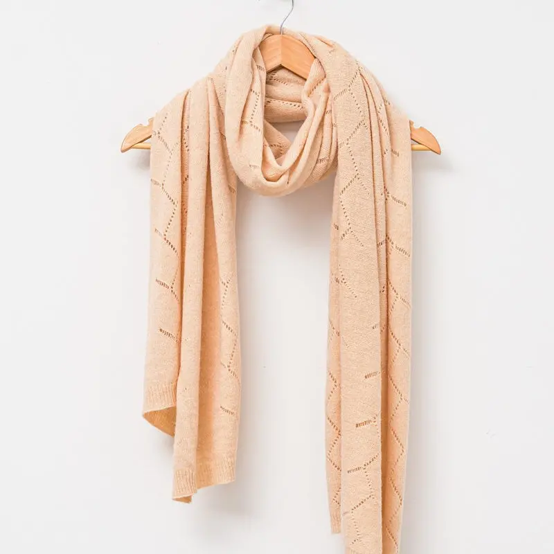 Stella + Gemma - Greta Knit Scarf - Egg Shell 1