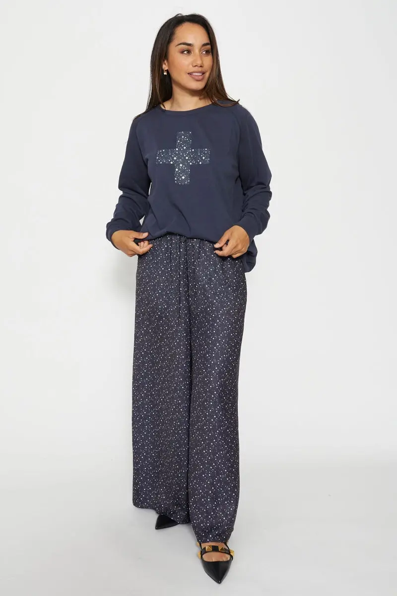 Stella + Gemma - Midnight Stars Sweater 1