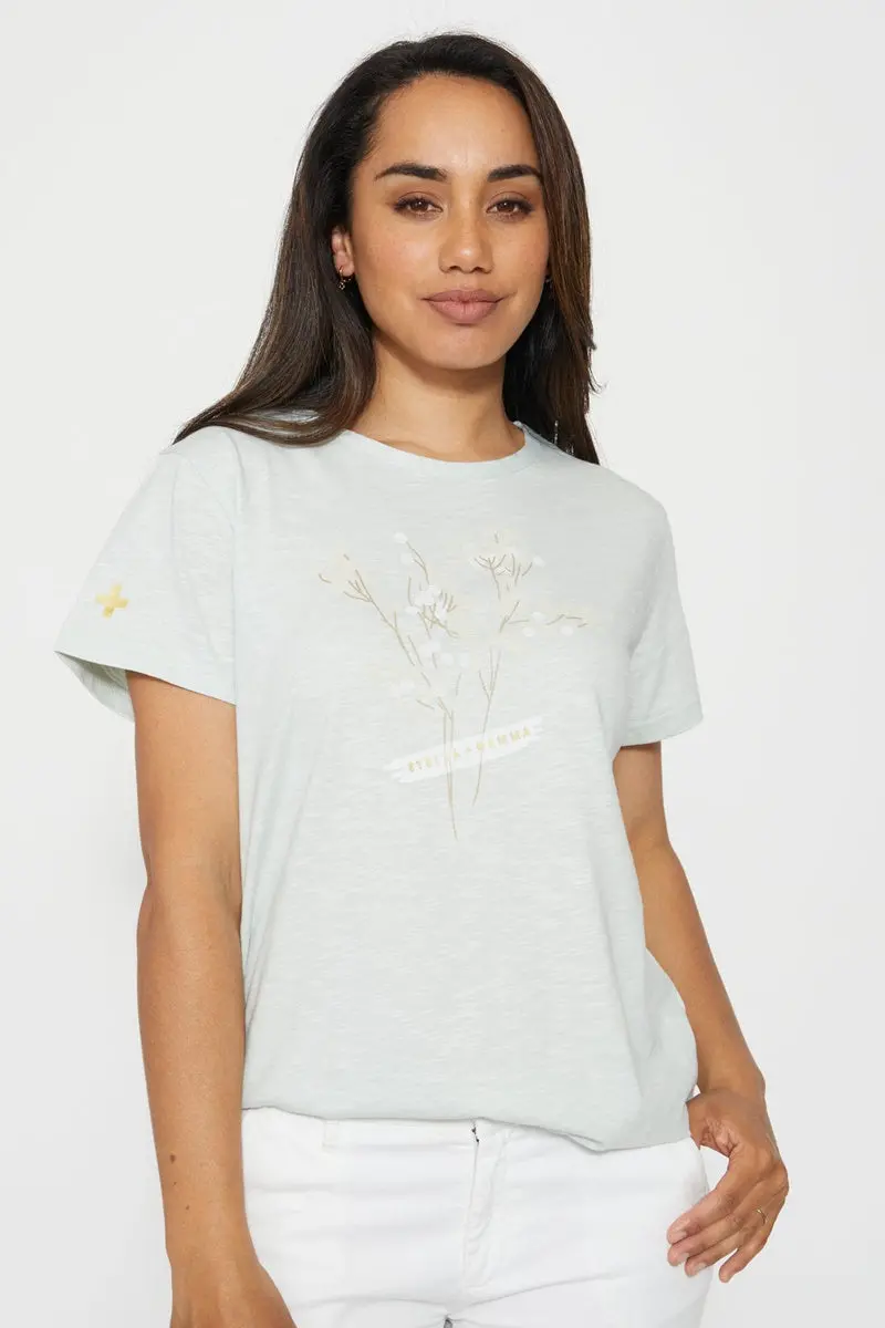 Stella + Gemma - Gypsophila Tee - Smoke 1