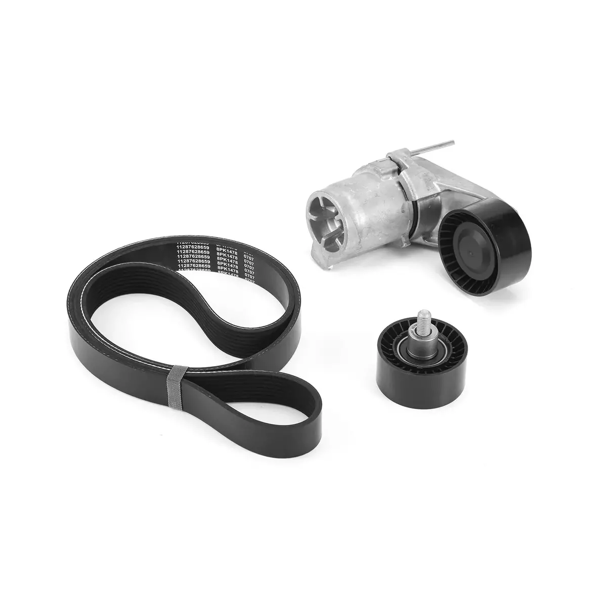 11288604266 + 11288604267 + 11287628659 Drive Belt Tensioner Idler Pulley Kit 1