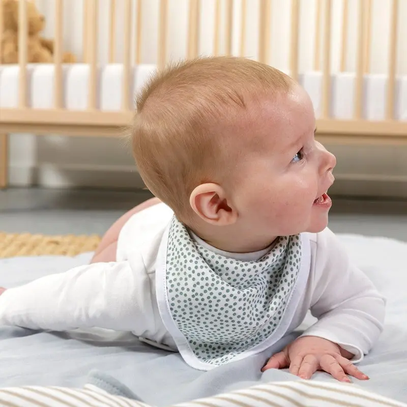 Eddy & Moss - Bandana Bib - Speckles Sea Foam 2