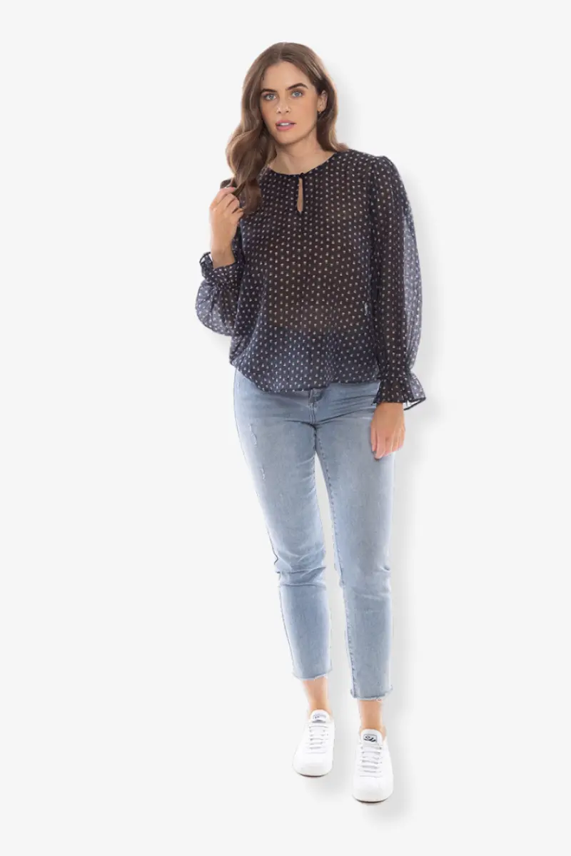 Seeking Lola - Effortless Top - Pink Bud 1