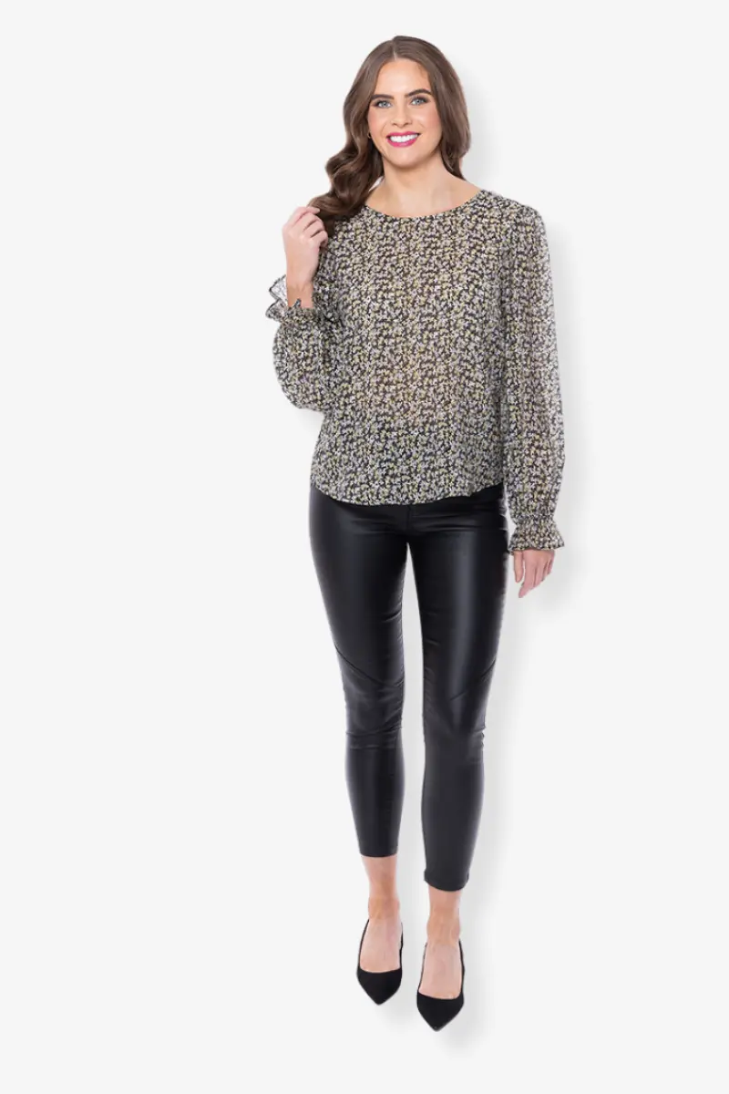 Seeking Lola - Patti Top - Lemon Confetti 1