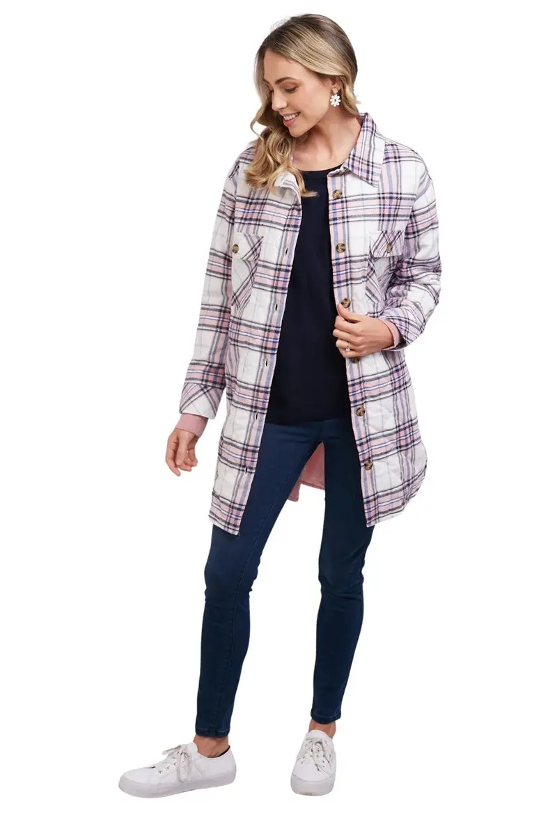 Elm - Aster Check Shacket 1