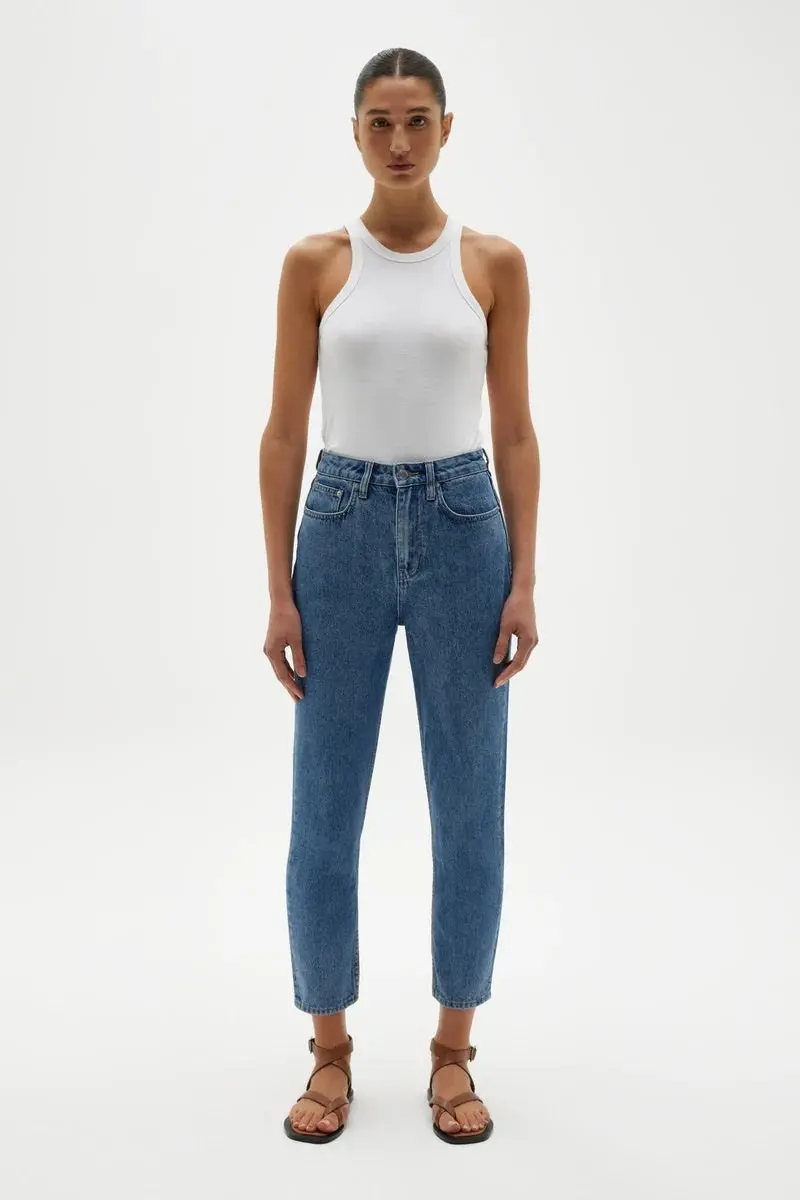 Assembly Label - Signature Slim Jean - Dark Stone 1