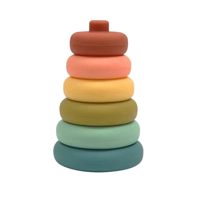 Ob Designs - Silicone Stacker Tower - Cherry 1