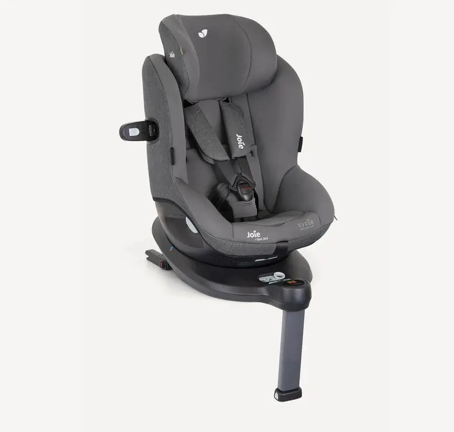 Silla De Auto Giratoria Spin 360 Shell Gray Joie 1
