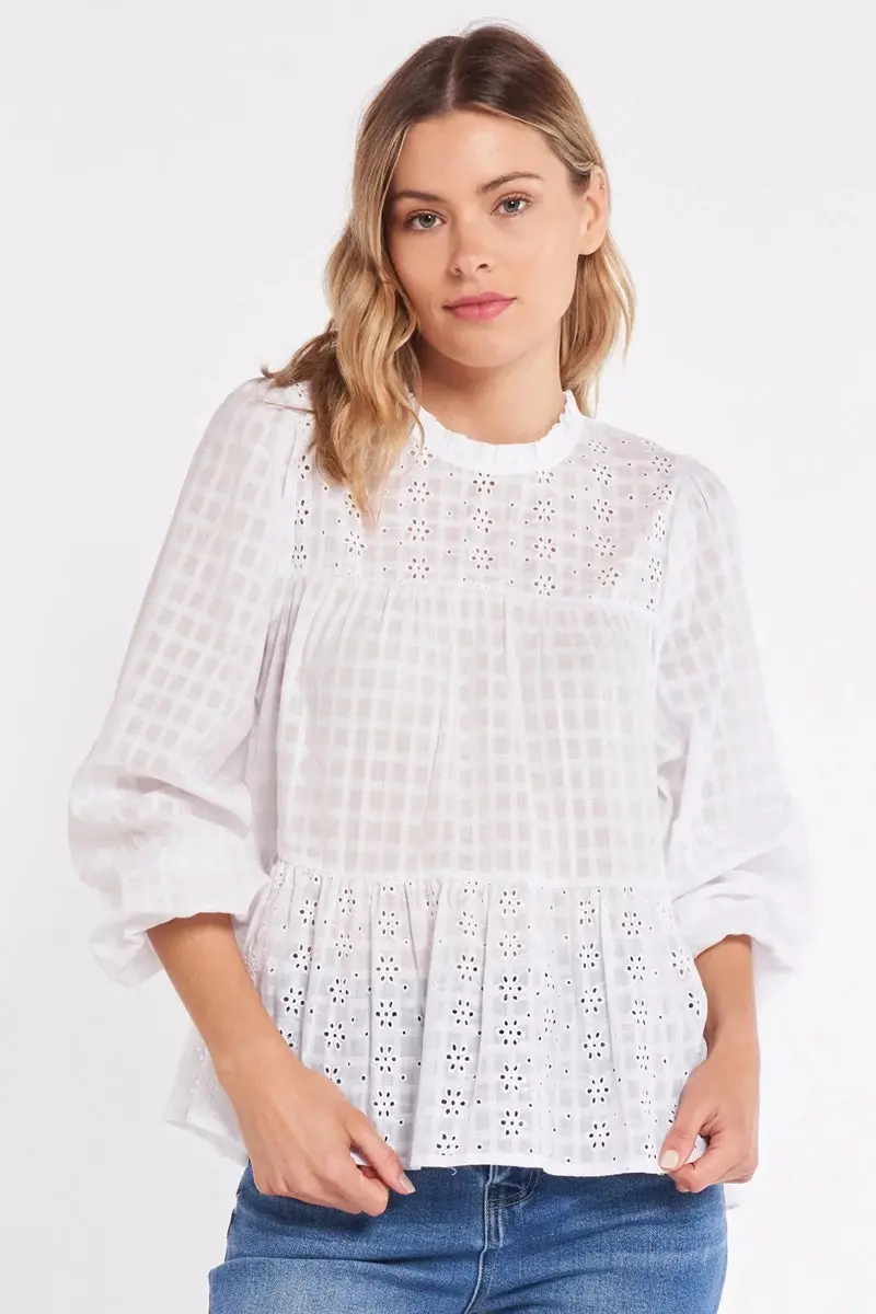 Sass - Sonia Top - White 1