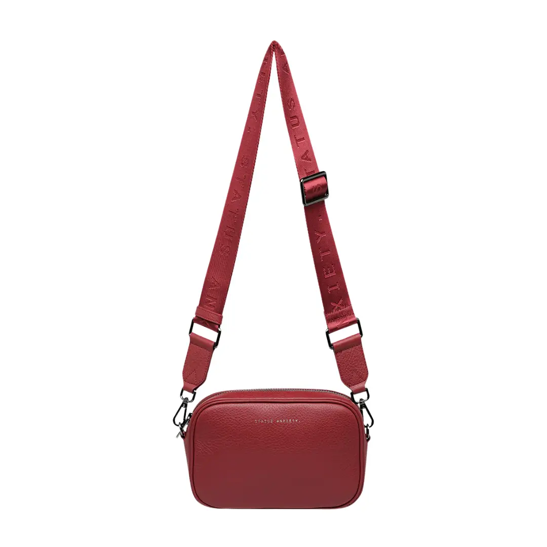 Status Anxiety - Plunder With Webbed Strap - Rouge 1