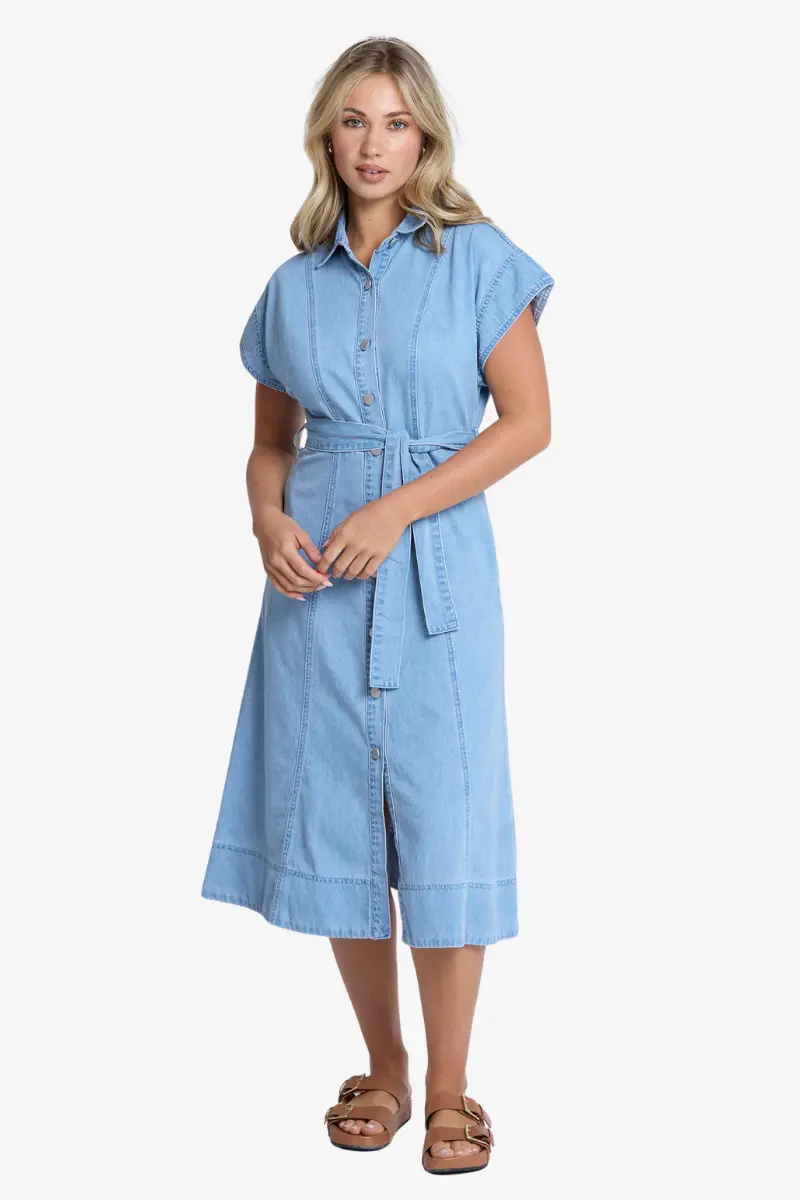Stella + Gemma - Duke Dress - Light Wash 1