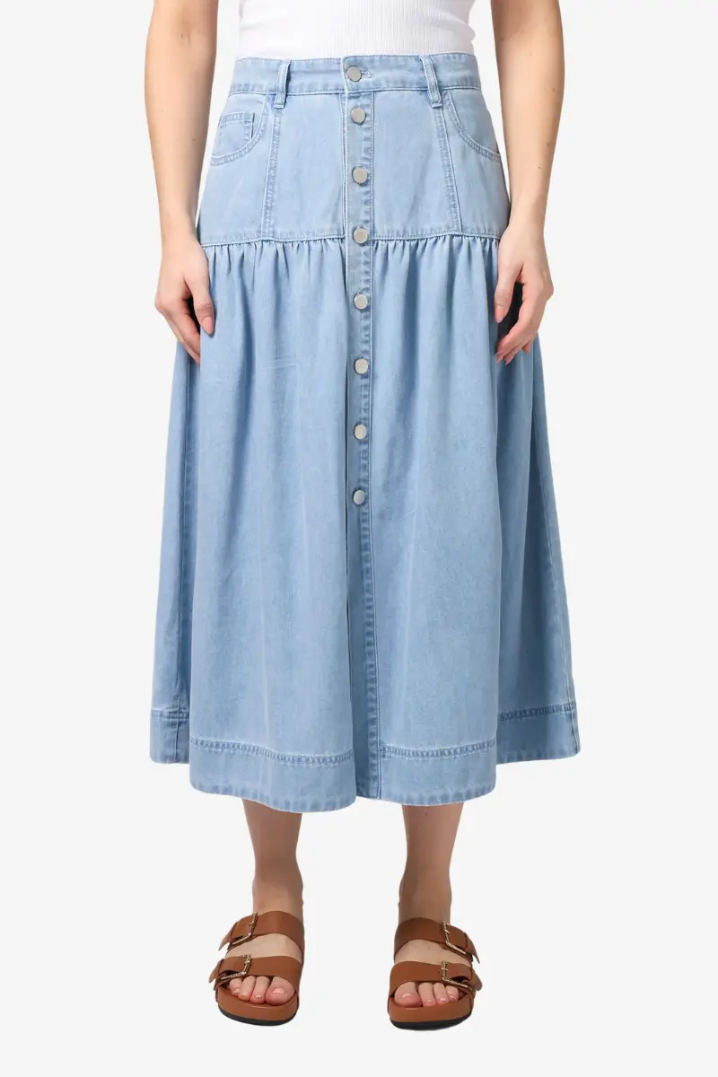 Stella + Gemma - Lou Skirt - Light Denim 1