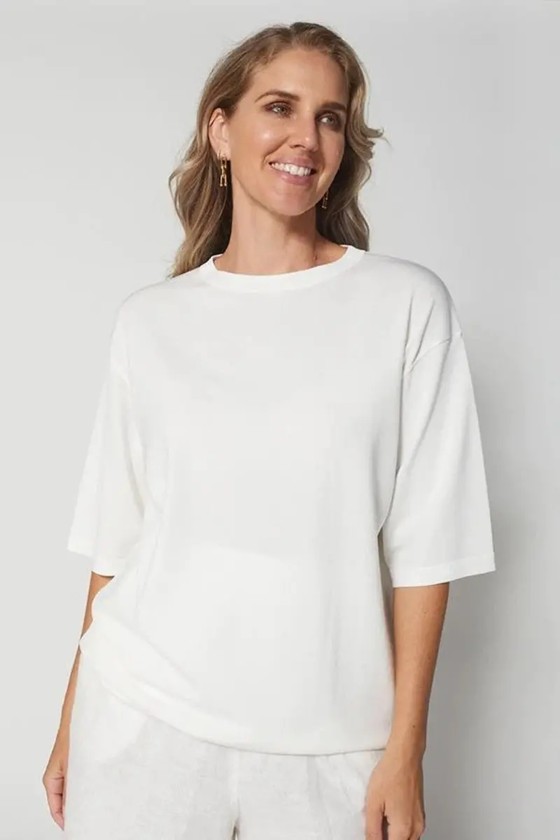 Stella + Gemma - Liza T-Shirt - Vanilla 1