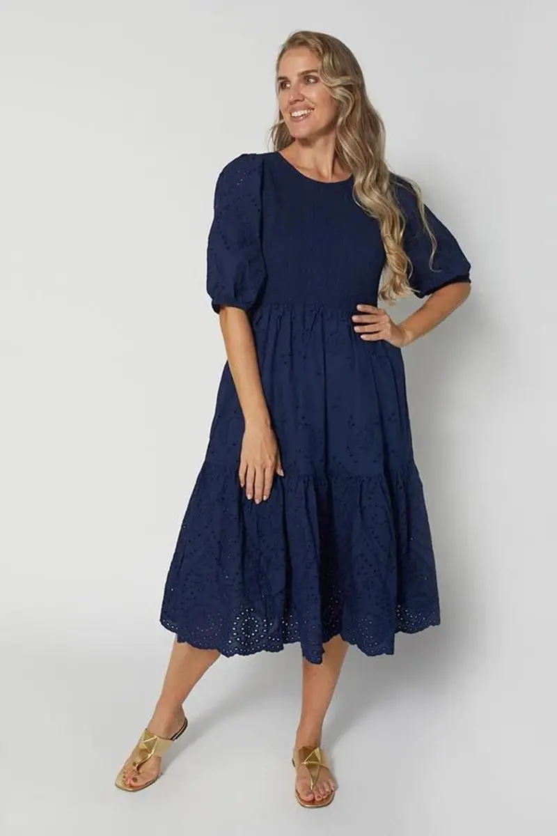 Stella + Gemma - Naples Dress - Navy 1