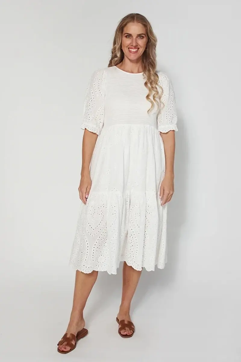 Stella + Gemma - Naples Dress - White 1