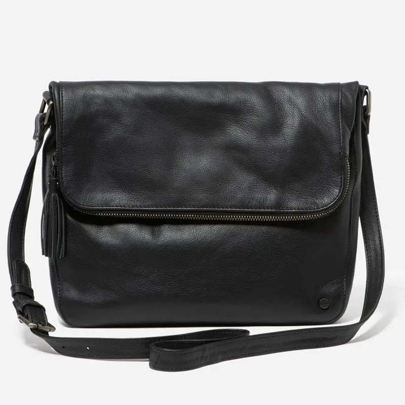 Stitch & Hide - Alexa Satchel Bag - Black 1